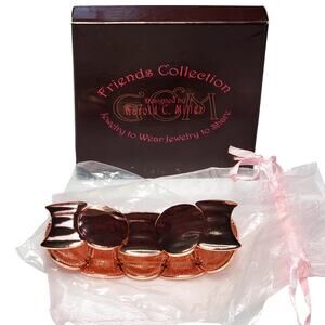 New Copper Tone Stretch Bracelet Garold C. Miller Fashion Jewelry